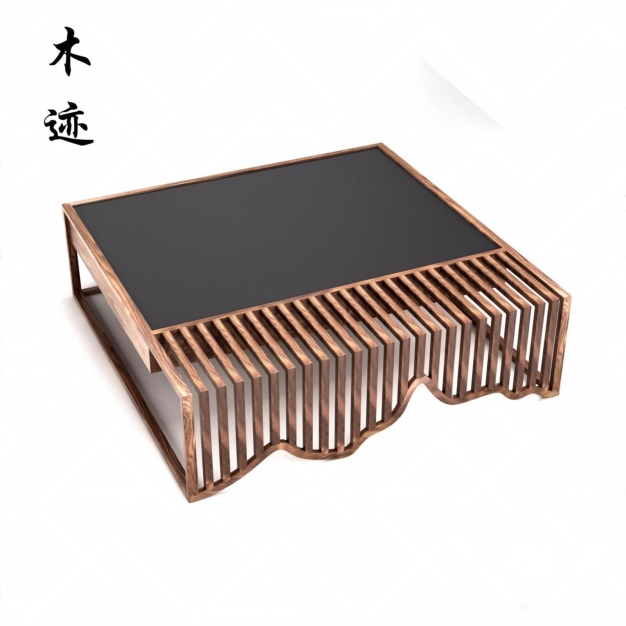 新中式茶几3D模型